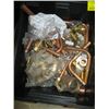Image 2 : PLASTIC BIN W/ASST. COPPER FITTINGS