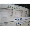Image 2 : 4 AIR FILTERS, 2 16X25X1 & 2 20X20X1