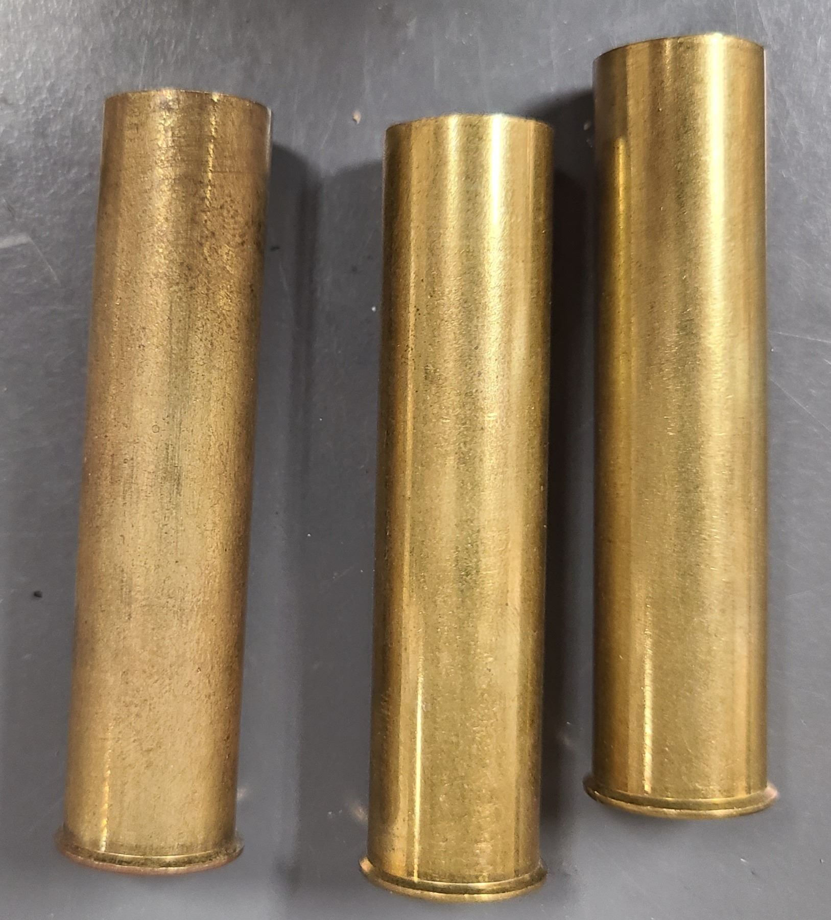 Brass Shell Casing Mixed 32 Ga Shotgun x 3