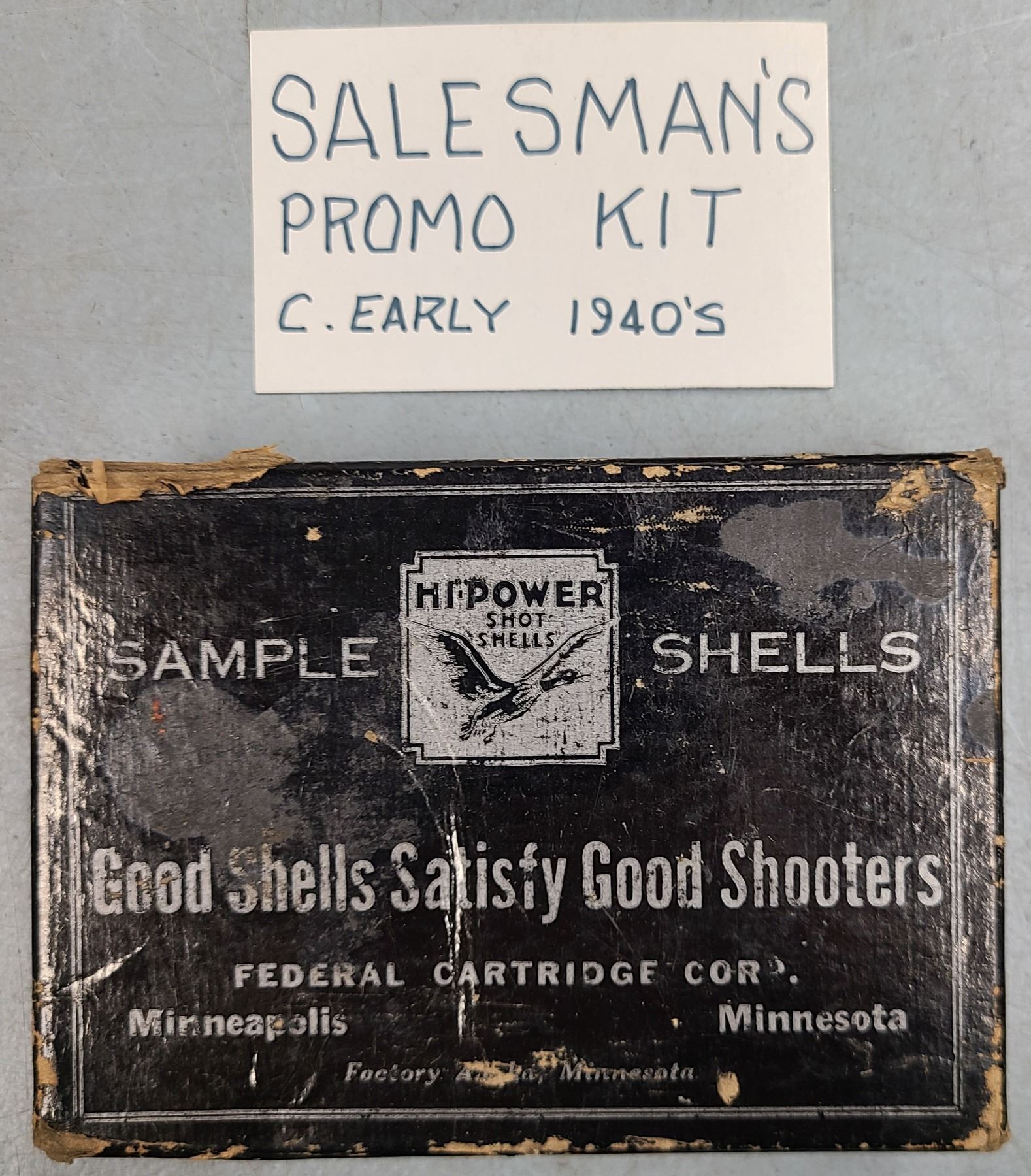 Federal Sample Shells Vintage High Power Sample Shells 1940's by Federal