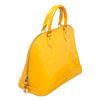 Image 3 : Louis Vuitton Yellow Vernis Leather Alma Satchel Bag