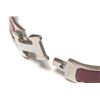 Image 4 : Hermes Red Metal Clic Clac Bangle Bracelet PHW