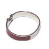 Image 5 : Hermes Red Metal Clic Clac Bangle Bracelet PHW