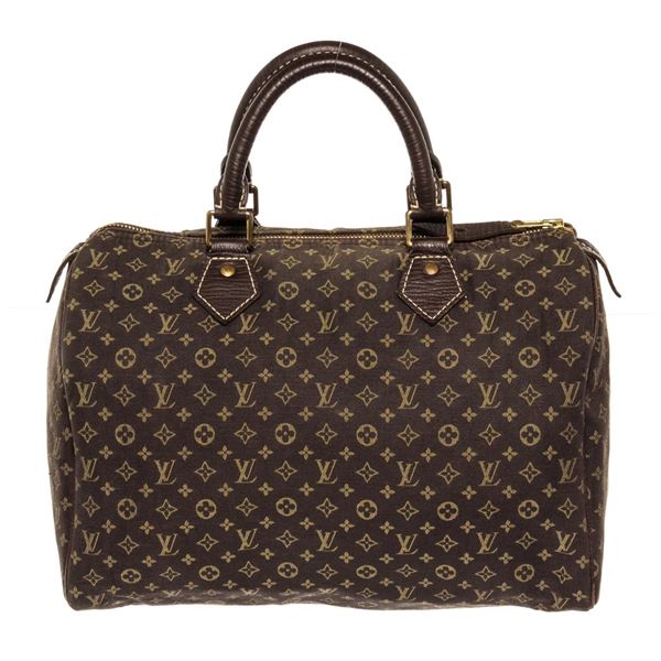 Louis Vuitton Monogram Lin Speedy 30cm Handbag