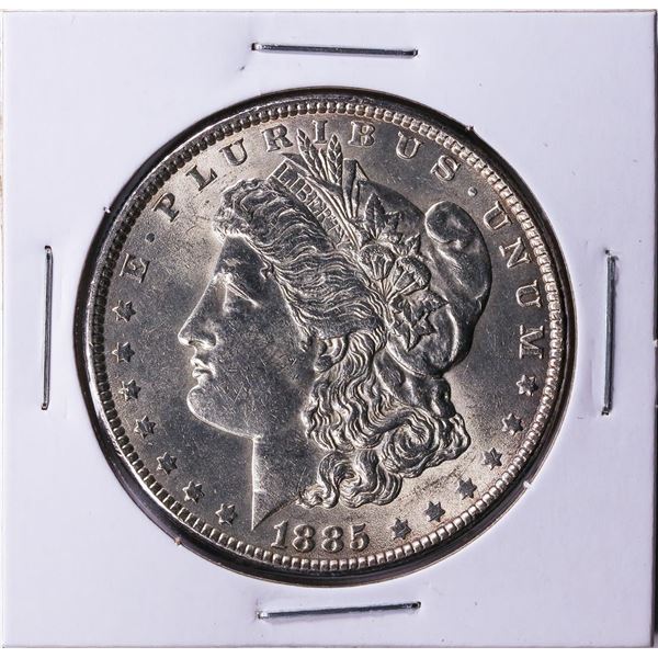 1885 $1 Morgan Silver Dollar Coin CH BU