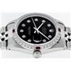 Image 9 : Rolex Mens 36 Datejust Black Diamond & Ruby Serviced Polished