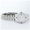 Image 4 : Rolex Ladies 26 Quickset Datejust MOP String Diamond Lugs And Ruby Datejust