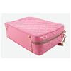 Image 4 : Chanel Pink Quilted Patent Leather Top Handle Vanity Case 2Way Bag