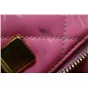 Image 8 : Chanel Pink Quilted Patent Leather Top Handle Vanity Case 2Way Bag