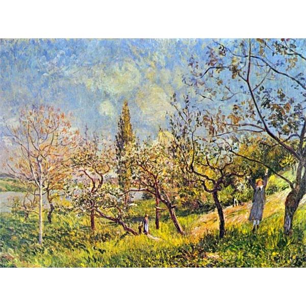 Alfred Sisley - Orchard in Spring
