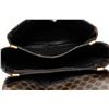 Image 6 : Celine Macadam Pattern Pochette Black Leather Shoulder Bag