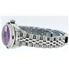 Image 9 : Rolex Ladies Stainless Steel Purple Diamond & Sapphire Datejust Wristwatch 26MM