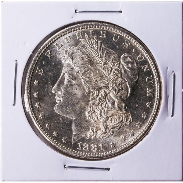 1881-S $1 Morgan Silver Dollar Coin CH BU+