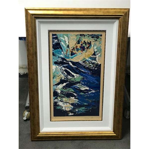 Twelve Meter Yacht Race by Leroy Neiman