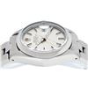 Image 8 : Rolex Ladies Stainless Steel Silver Index Oyster Band Datejust Wristwatch