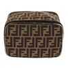 Image 4 : Fendi Vintage Tobbaco Zucca Canvas Collapsible Vanity Case