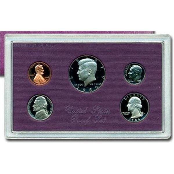 1986 Proof Coin Set