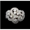 Image 2 : 2.77 ctw Diamond Ring - 14KT White Gold