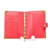 Image 7 : Louis Vuitton Red Leather Agenda PM Wallet