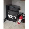 Image 8 : CONTENTS OF PAINT SHOP OFFICE/LUNCH ROOM INCLUDING SHARP LED TV WITH POWER CORD (NO REMOTE), MINI