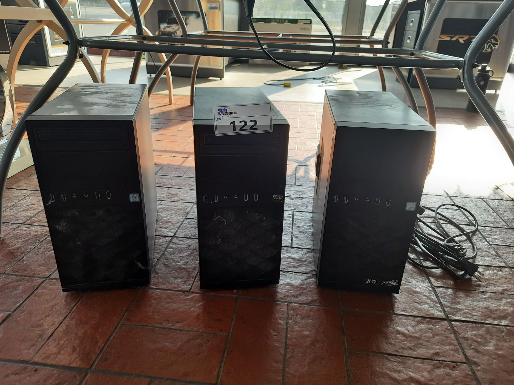 2 CORE I3 DESK TOP COMPUTERS (NO HARD DRIVE) 1 AMD RIYZEN 3 DESK TOP ...