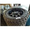 Image 2 : SET OF 4 SAILUN TERRAMAX M/T 33X12.50R20 LT 114Q/10PR MUD + SNOW TIRES ON OR RTX OFFROAD BLACK