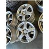 Image 2 : SET OF 4 CHEVY GREY ALLOY WHEELS SIZE 18"