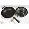 Image 1 : 12" WOK PAN & 11" STEEL FRYING PAN (NON-STICK)