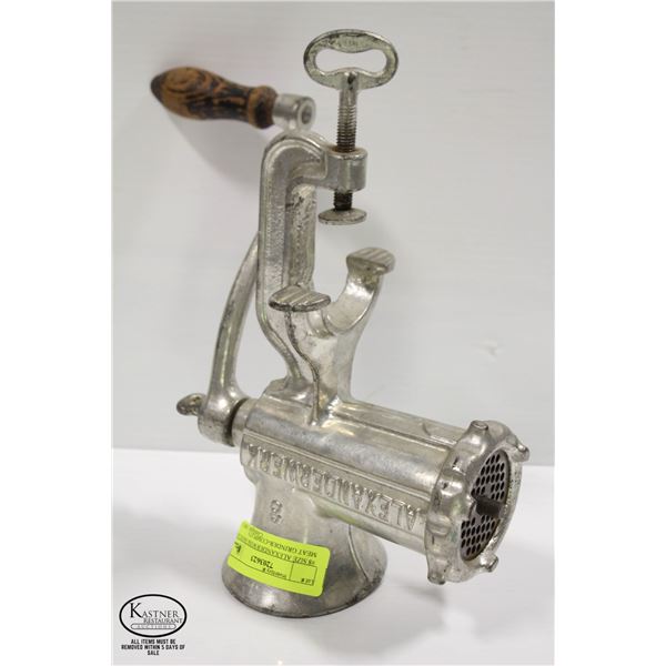 8 SIZE ALEXANDERWERK MANUAL MEAT