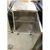 Image 1 : STAINLESS STEEL MOBILE CABINET W/ PERF. SHELF