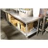Image 1 : 72" X 29.5" X 35.5" STAINLESS STEEL WORKTABLE W/