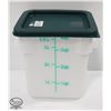 Image 1 : NEW JOHNSON ROSE 4QT SQUARE DRY INGREDIENT BIN W/