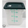 Image 1 : NEW JOHNSON ROSE 4QT SQUARE DRY INGREDIENT BIN W/