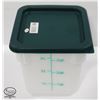 Image 1 : NEW JOHNSON ROSE 4QT SQUARE DRY INGREDIENT BIN W/