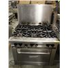 Image 2 : GARLAND 6 BURNER NATURAL GAS RANGE W/ OVEN ON