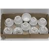 Image 1 : 20 NEW WHITE CERAMIC SAUCE CUPS 0.5" X 2"