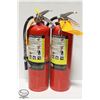Image 1 : GROUP OF TWO 20LBS FIRE EXTINGUISHERS