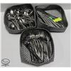 Image 1 : 3 TRAYS OF STAINLESS STEEL CUTLERY INCL: FORKS,