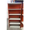 Image 2 : TWO ORANGE 3' METAL STORAGE CABINETS -6 TIER