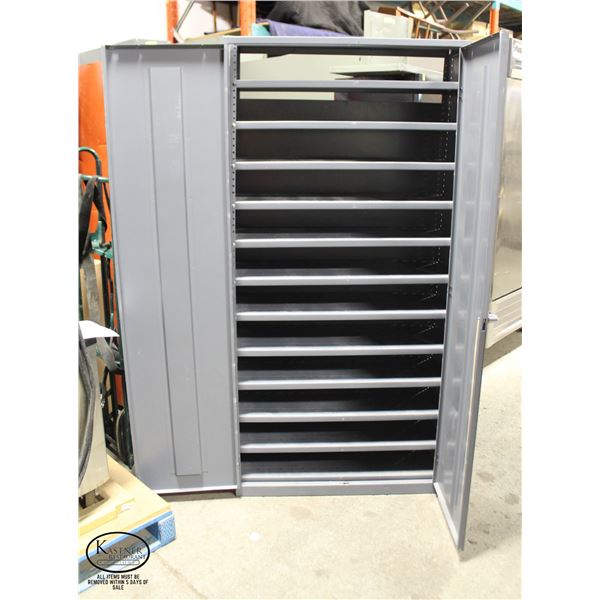 3' METAL STORAGE CABINET - 12 TIER