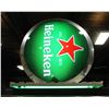 Image 2 : WALLMOUNT HEINEKEN ILLUMINATED SIGN *DAMAGED *TESTED &