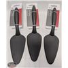 Image 1 : 3 NEW BROWNE 10" HIGH HEAT RESISTANT PIE SERVERS