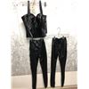 Image 1 : "Superhero Show - Season 4 Ep. 8" - #1 Hero - Sirens outfit - includes black leather Bustier & 2 bla