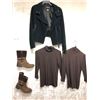 Image 1 : "Superhero Show - Season 7 Ep. 13" - #1 Hero - Dinner outfit - includes Mackage Faded black Suede Ja