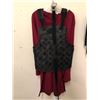 Image 2 : "Superhero Show" - medieval/Viking warrior outfit - Includes top/leather body armor/belt/shoulder ba