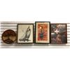 Image 1 : "Adventure Mystery Movie" - Group of 4 assorted framed wall hangings