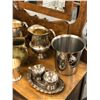 Image 2 : "Adventure Mystery Movie" - Large group of assorted metal & brassware - Vases/ cups/ jugs/ bucket et