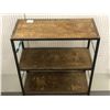 Image 2 : "Adventure Mystery Movie" - Outdoor wood/metal bookcase (approx. 30in wide x 14in depth x 31 1/2in h