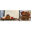 Image 1 : Group of assorted handcrafted wicker souvenirs Wayne Bell