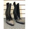 Image 2 : 2 pairs of John Fluevog black boots (size 12 & 5) and 1 pair of women's high-heel boots (size not vi